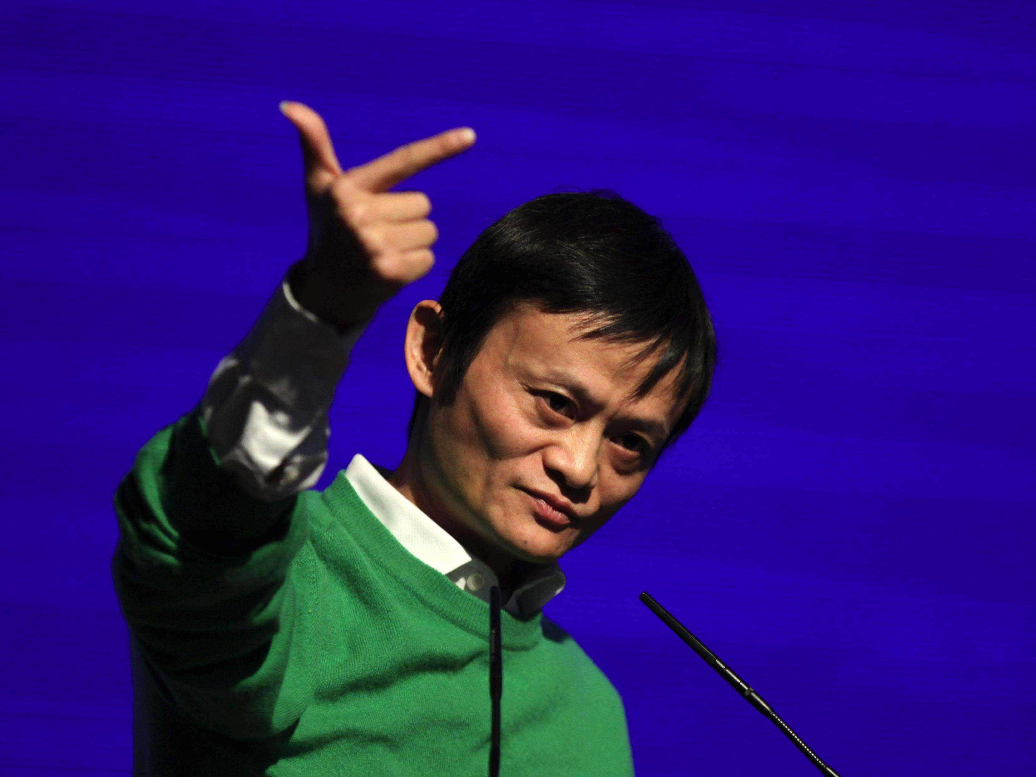 馬云：在網(wǎng)絡(luò)上打造全球第5大經(jīng)濟體	