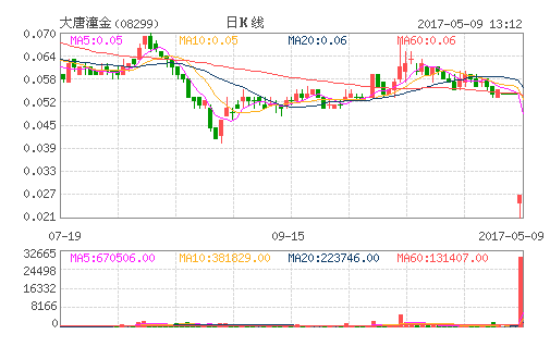 大唐潼金(08299)
