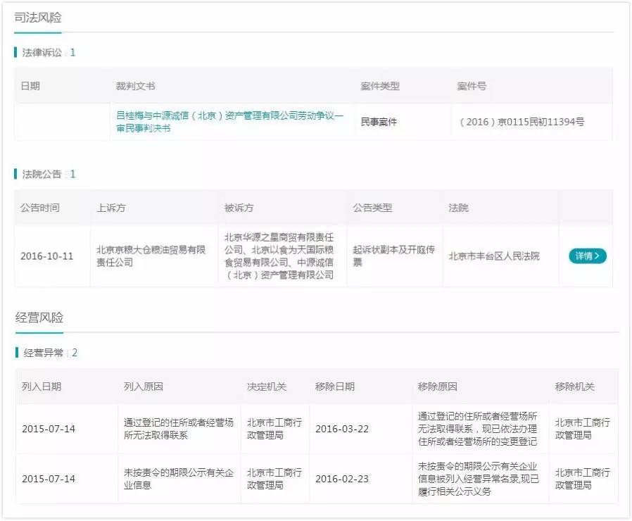 　　圖5：中源誠信工商信息