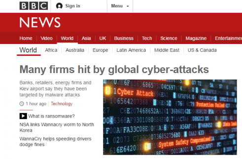 勒索病毒最新消息：wannacry勒索病毒卷土重來