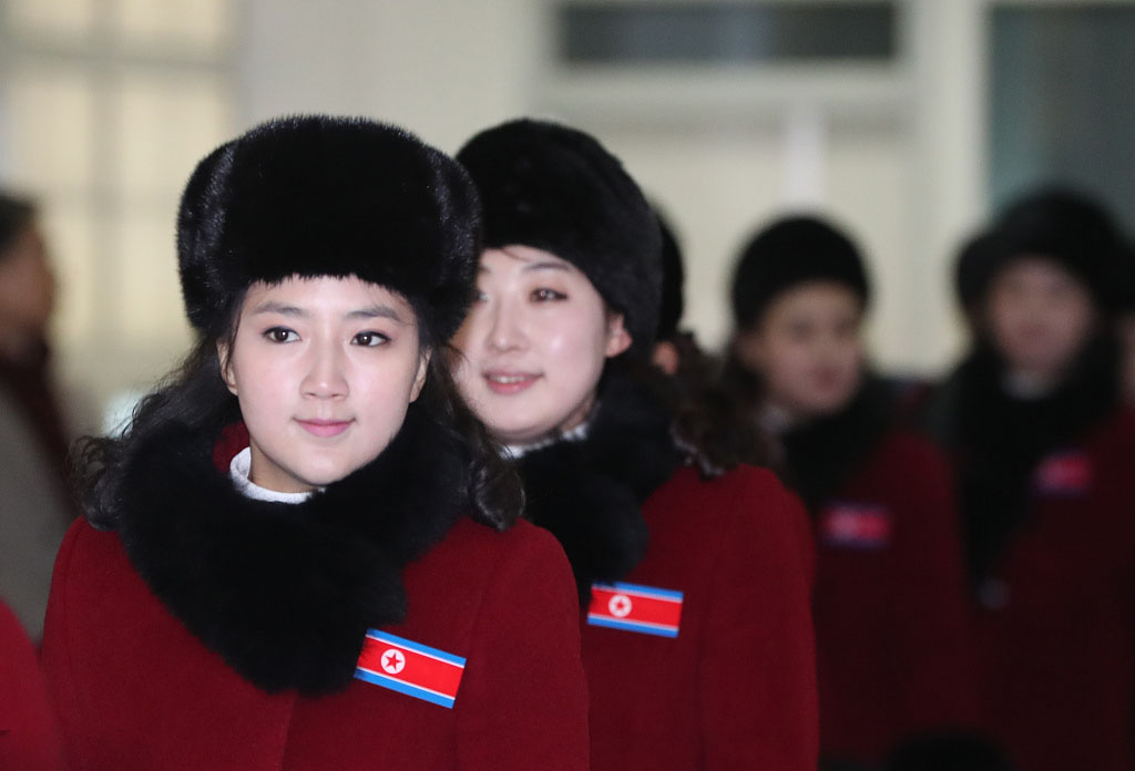 朝鮮拉拉隊抵韓,拉拉隊員光鮮背后有辛酸！