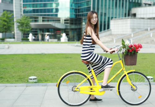 ofo上線公主車:為女性量身定做“拍照神器”