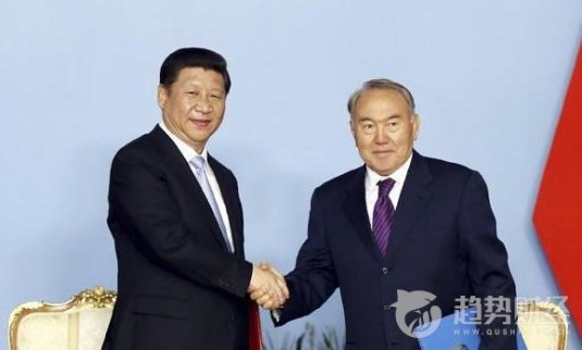 習近平同哈薩克斯坦總統納扎爾巴耶夫舉行會談