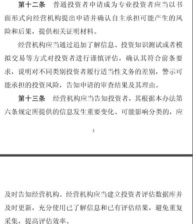 投資者適當性管理細則
