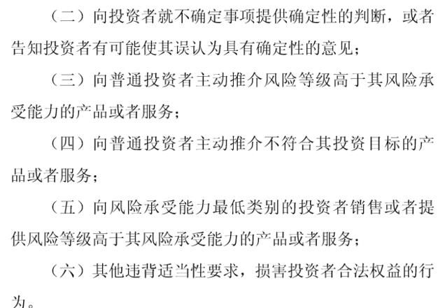 投資者適當性管理細則