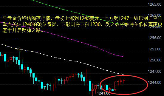 今日黃金價格走勢圖是否能絕地反殺？