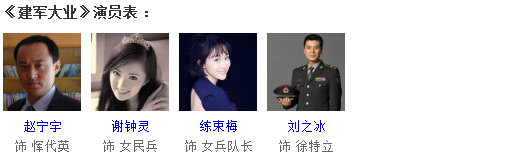 2017建軍大業演員表：建軍大業明星全陣容（圖）