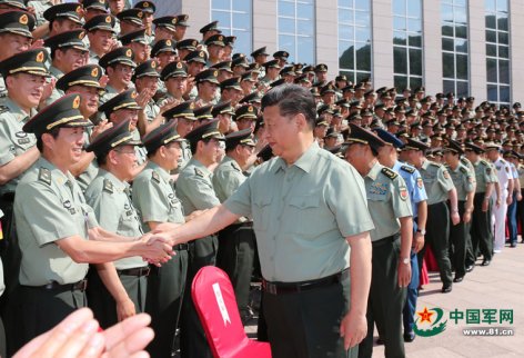 習近平：八一前夕視察陸軍機關并向廣大官兵致以節日祝賀