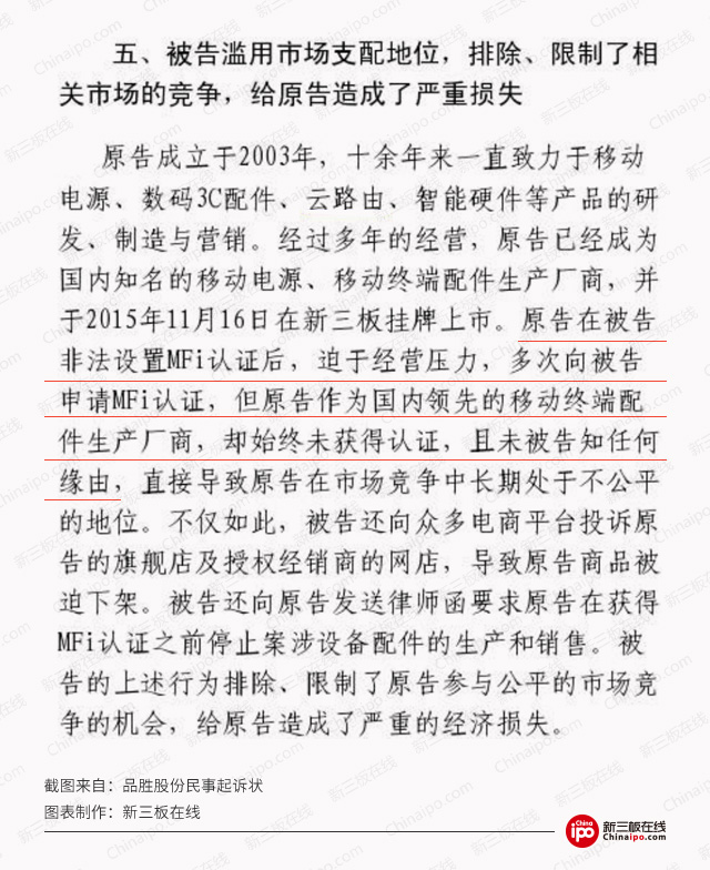 新三板財經 品勝起訴蘋果，1元賠償為哪般？