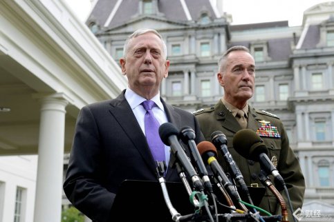 美防長就朝鮮半島局勢稱美國有很多軍事選項