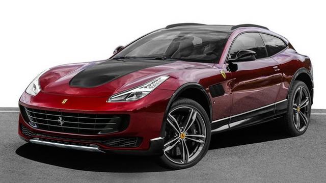 法拉利SUV假想圖曝光 車型基于GTC4Lusso打造
