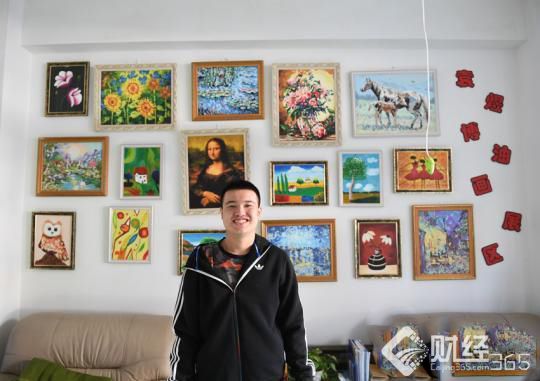 創業資訊：孤獨癥少年用畫筆描繪勵志人生