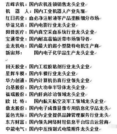 爆！A股最全行業(yè)龍頭梳理：一定要收藏！