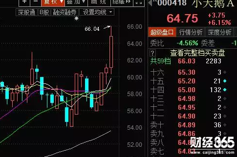小天鵝走勢圖