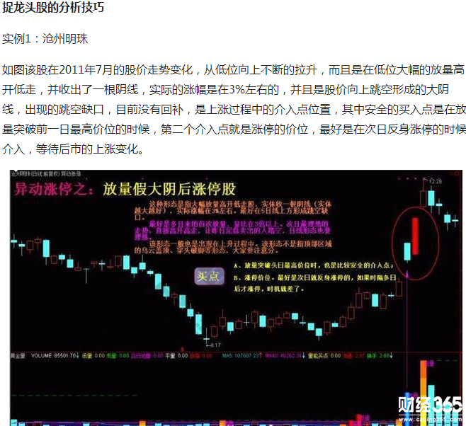 抓龍頭股的技巧