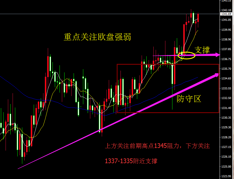 卓偉論金：1.24黃金技術分析附部分做單建議