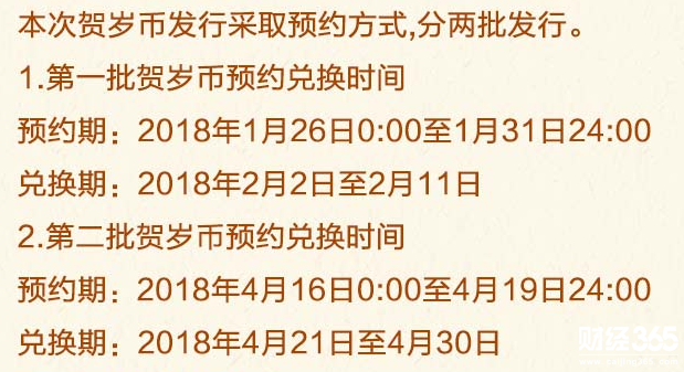 紀念幣兌換時間