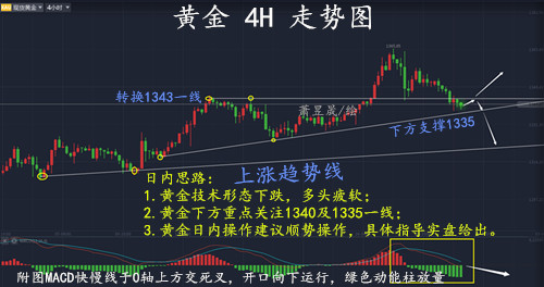 蕭昱晟：1.30黃金急跌，后市走勢分析及策略附解套思路