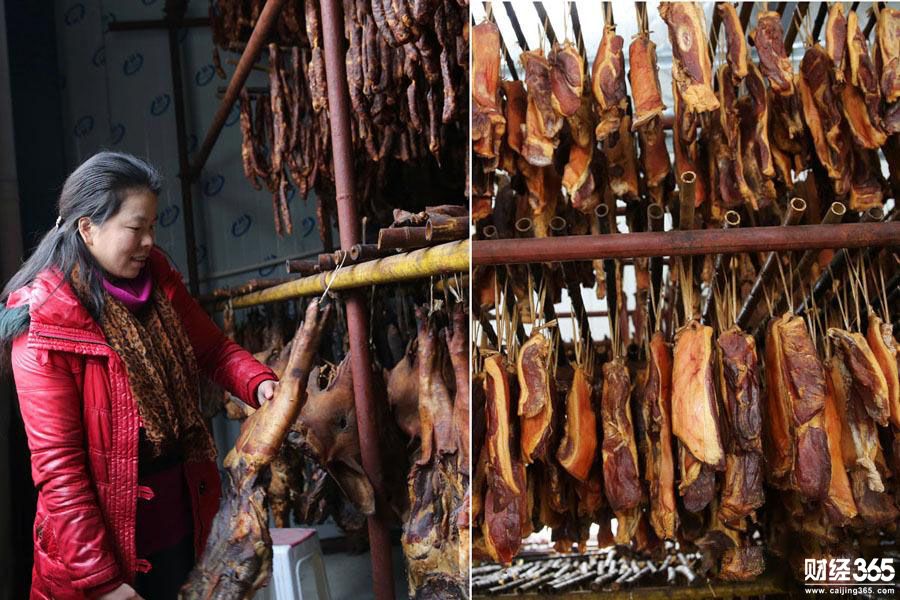 臘肉女王一冬做十萬斤臘肉 臘肉生意讓人羨