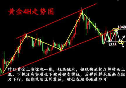 金析妍2.1非農前夕，黃金走勢大起大落你把握住了嗎？日內黃金