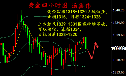 湯鑫偉：3.14黃金白盤沖高回落，晚間聚焦PPI數據