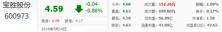 寶勝股份股票