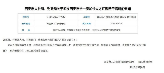 西安“搶人大戰”人才涌入樓市供不應求