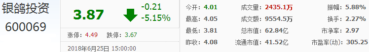 銀鴿投資股票