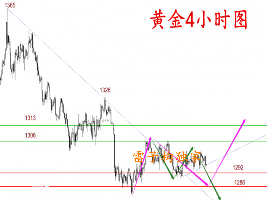  雷子構：如何把握本周行情，黃金今日短線反彈思路