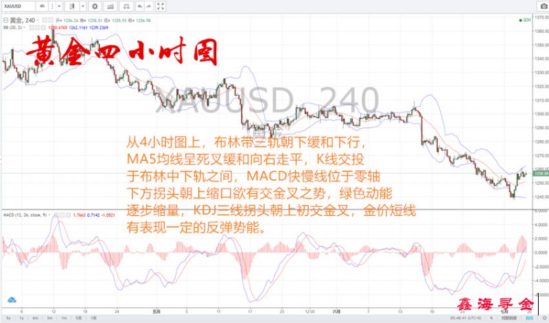 鑫海尋金：7.5非農前黃金原油形態難突破，今日保持震蕩走勢操作