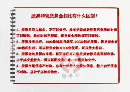 宋陽峰：如果手里有閑錢，是炒黃金還是炒股票