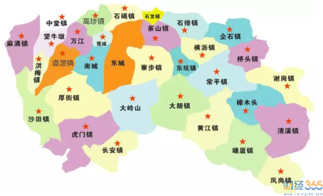 東莞市地圖