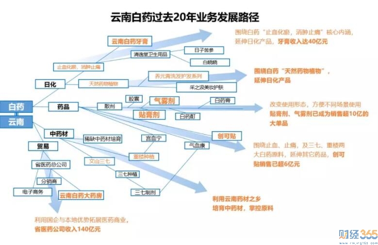 云南白藥的發展歷程