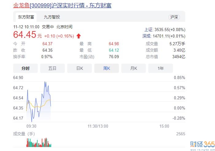 金龍魚股價