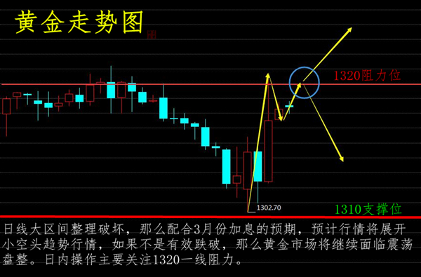 萇楚解盤：3.2晨報——黃金夜間反彈修正日內趨勢如何
